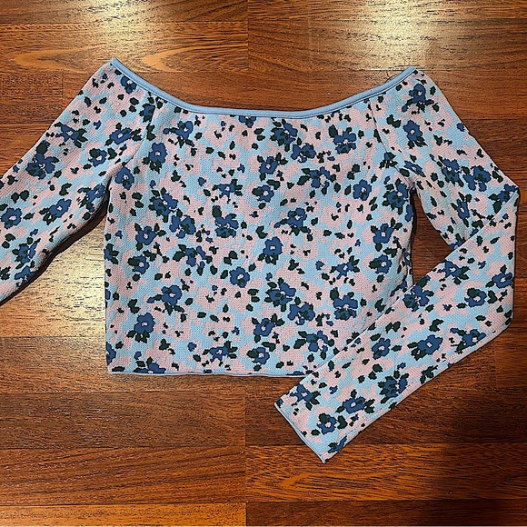 Zara Off the Shoulder Jacquard top - Picture 6 of 10